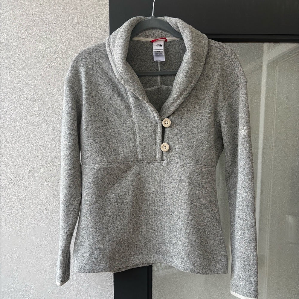 The North Face Gray Women's Cowl Neck Sweater